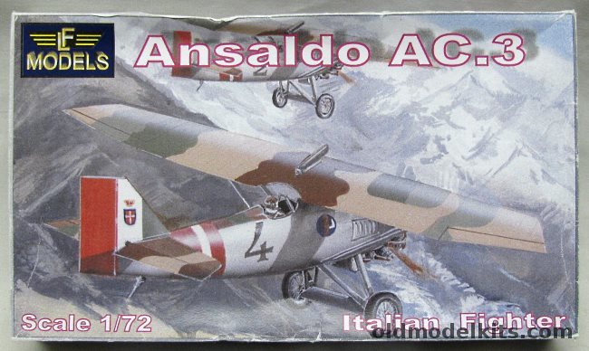 LF Models 1/72 Ansaldo AC3 (AC-3) - Italian Fighter, 7275 plastic model kit